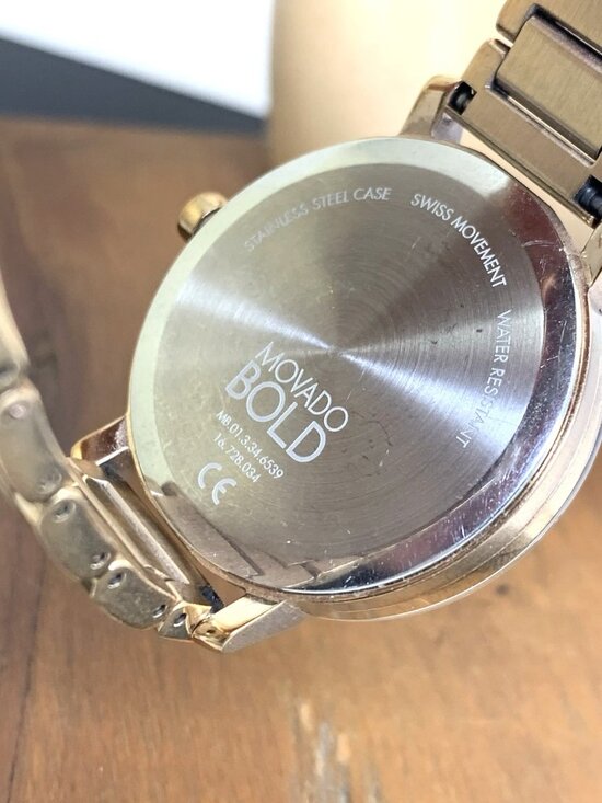 Movado Women\'s Watch 3601107 Bold Swiss Quartz Rose Gold Stainless Steel 34mm main image 13